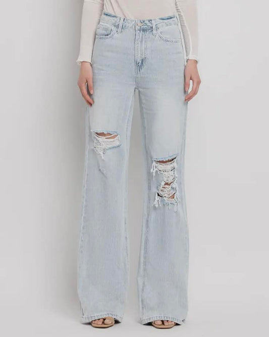 Vintage High Rise Flare Jeans