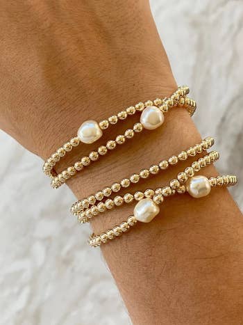 Stretchy Pearl Bracelet Jewelry