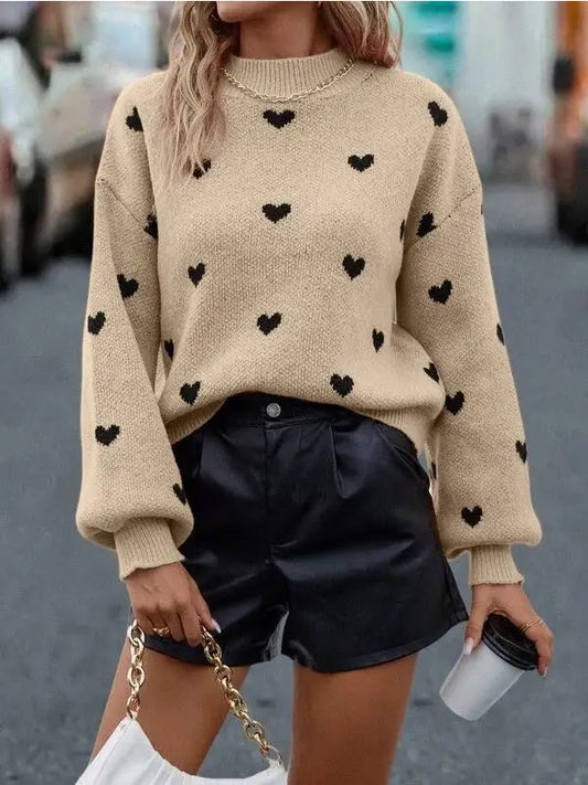 Hearts All Over Sweater