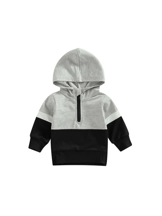 Kids Block Half Zip Sweatshirt