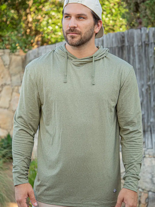 Heather Sage Mens Hoodie SALE