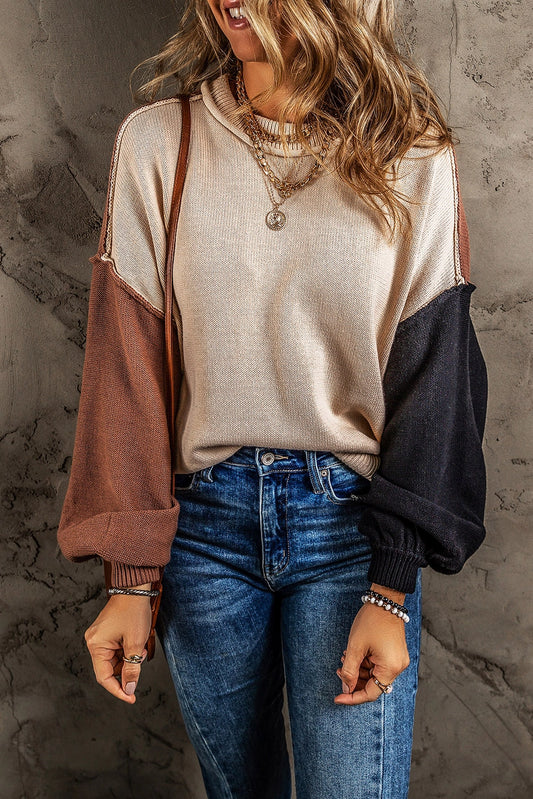 Sophia Color Block Sweater SALE