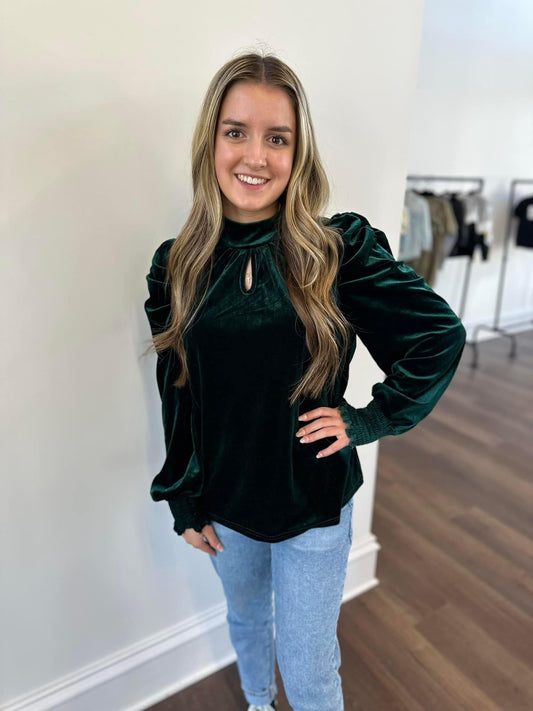 Emerald Green Blouse SALE