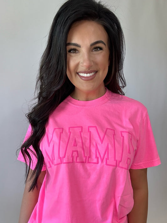 Hot Pink MAMA Tee