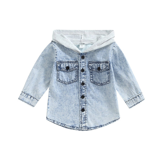 Kids Light Denim Button Up SALE